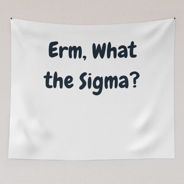 Item preview, Erm, What the Sigma? designed and sold by DudzDesignz.