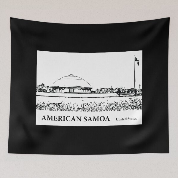 Item preview, Samoa Americana designed and sold by Lakeric Cityscapes.