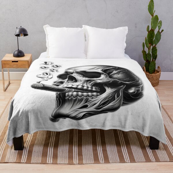 Item preview, GREED - Deadly SIN No.2 - Skull Smoking a Cigar designed and sold by shape-shifter24.