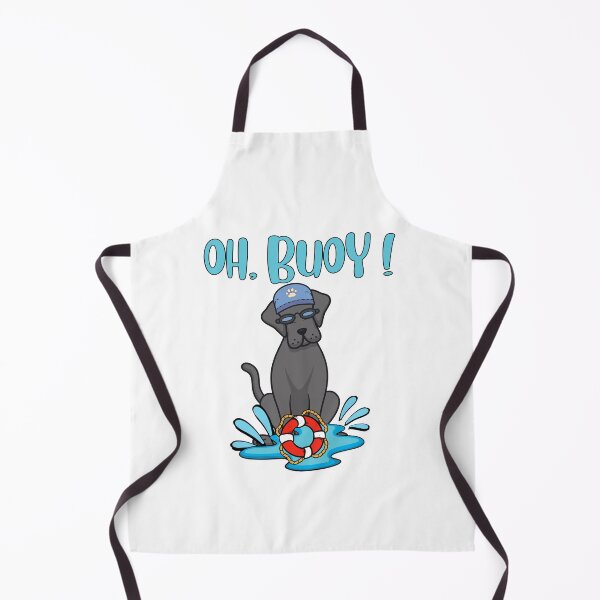 Item preview, Funny Big Black dog Goes Swimming with a Buoy, Pun Intended designed and sold by Pet Station.