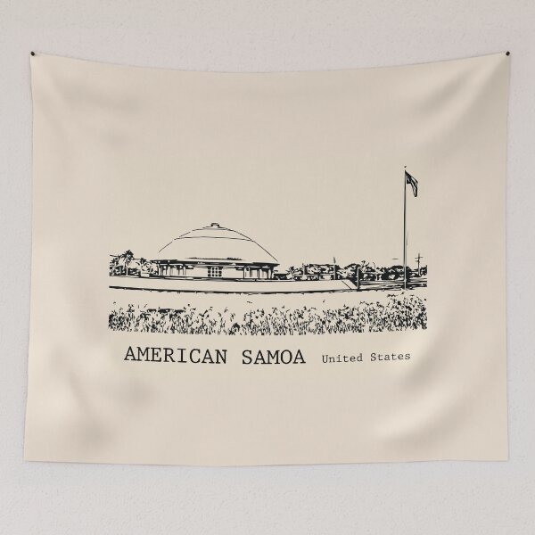 Item preview, Samoa Americana designed and sold by Lakeric Cityscapes.