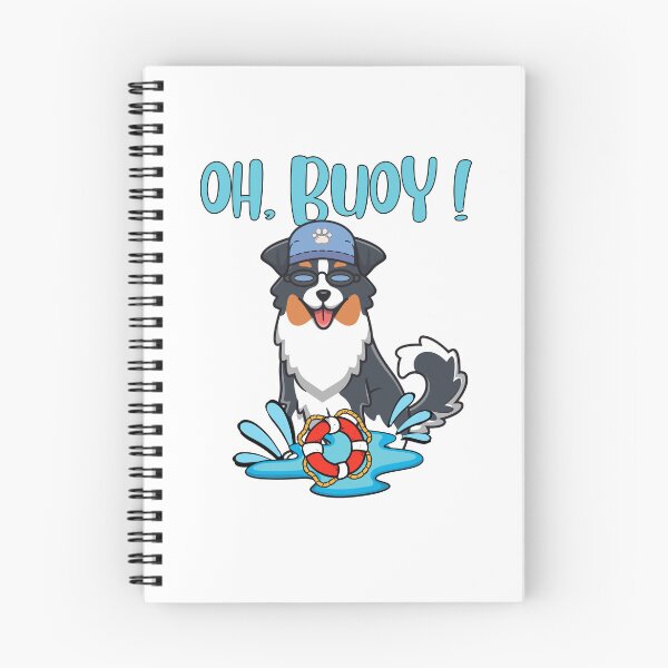 Item preview, Funny Collie dog Goes Swimming with a Buoy, Pun Intended designed and sold by Pet Station.