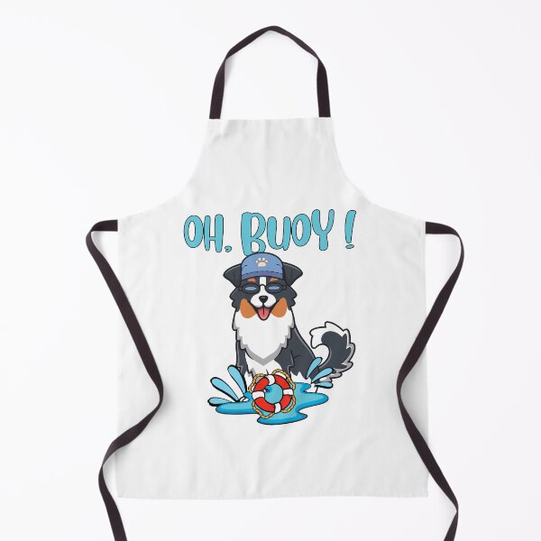 Item preview, Funny Collie dog Goes Swimming with a Buoy, Pun Intended designed and sold by Pet Station.