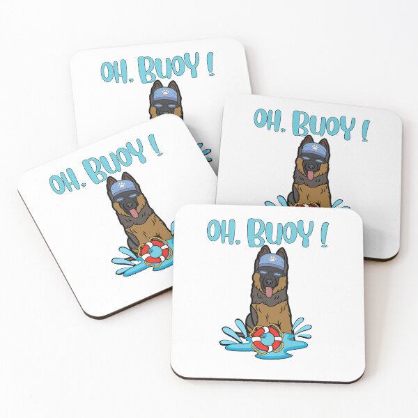 Item preview, Funny guard dog Goes Swimming with a Buoy, Pun Intended designed and sold by Pet Station.