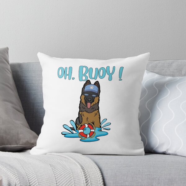 Item preview, Funny guard dog Goes Swimming with a Buoy, Pun Intended designed and sold by Pet Station.