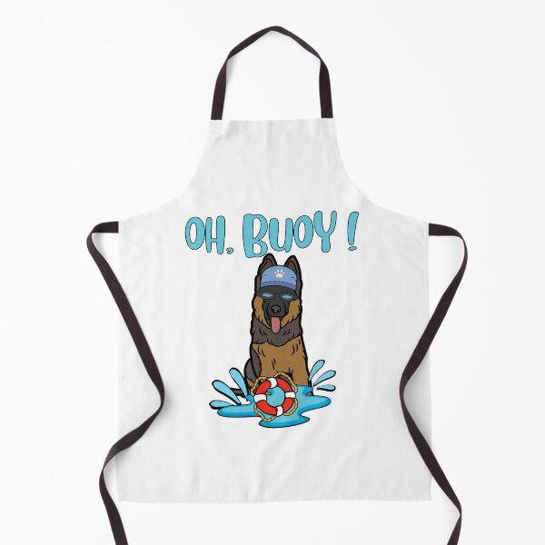 Item preview, Funny guard dog Goes Swimming with a Buoy, Pun Intended designed and sold by Pet Station.