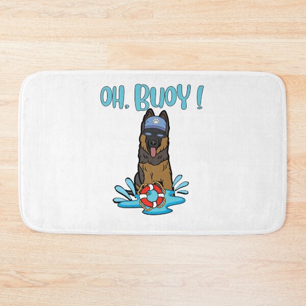 Item preview, Funny guard dog Goes Swimming with a Buoy, Pun Intended designed and sold by Pet Station.