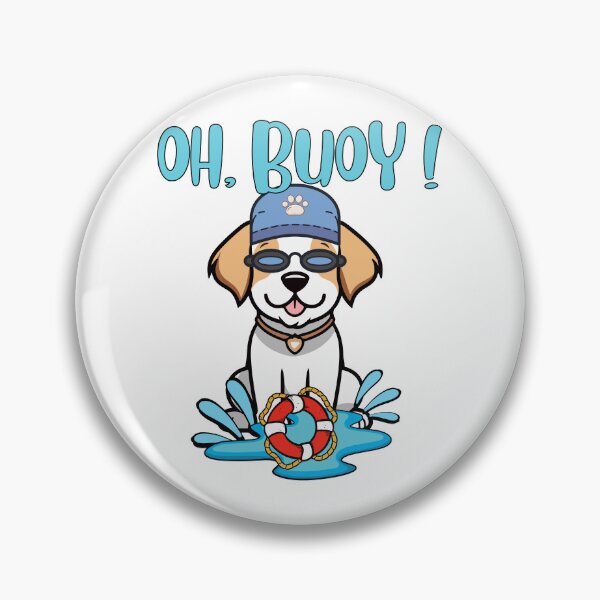 Item preview, Happy dog Goes Swimming with a Buoy, Pun Intended designed and sold by Pet Station.