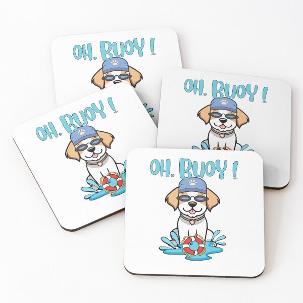Item preview, Happy dog Goes Swimming with a Buoy, Pun Intended designed and sold by Pet Station.