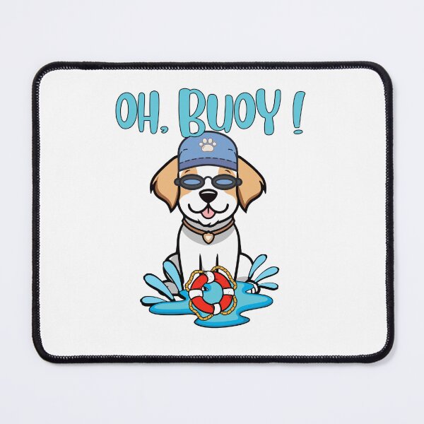 Item preview, Happy dog Goes Swimming with a Buoy, Pun Intended designed and sold by Pet Station.