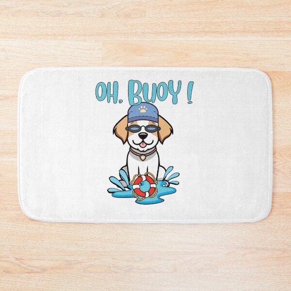 Item preview, Happy dog Goes Swimming with a Buoy, Pun Intended designed and sold by Pet Station.