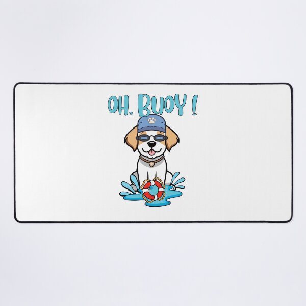 Item preview, Happy dog Goes Swimming with a Buoy, Pun Intended designed and sold by Pet Station.