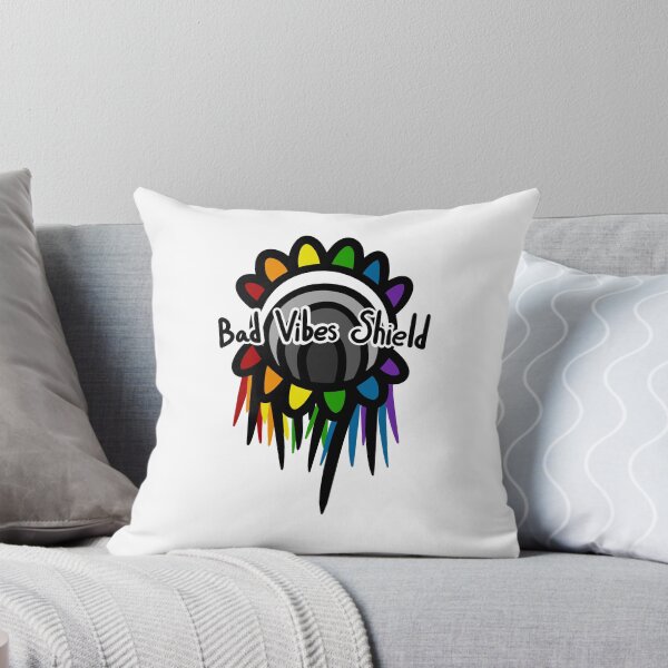 Item preview, Rainbow Bad Vibes Shield designed and sold by ShaeRaindrop.
