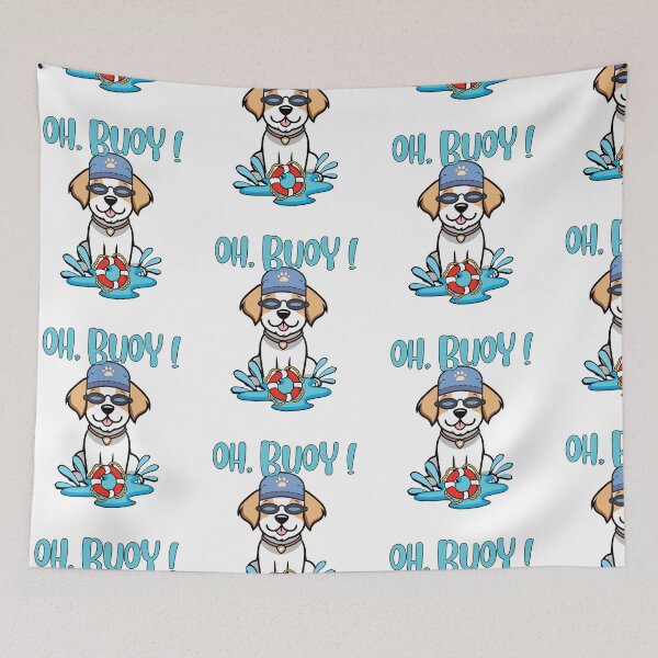Item preview, Happy dog Goes Swimming with a Buoy, Pun Intended designed and sold by Pet Station.