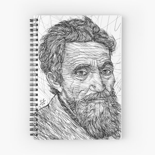 Item preview, MICHELANGELO ink portrait designed and sold by lautir.
