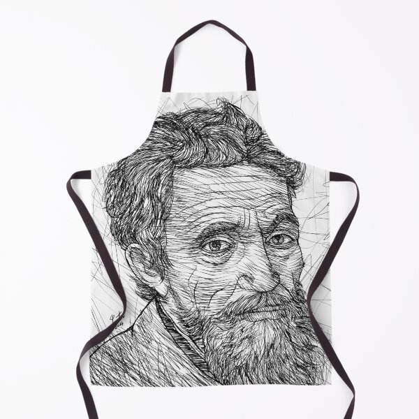 Item preview, MICHELANGELO ink portrait designed and sold by lautir.