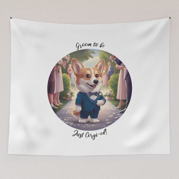 Item preview, Groom to be - Just Corgi-ed! designed and sold by Grey House.