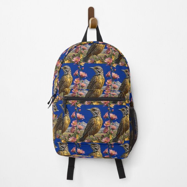 Item preview, Common Western Meadowlark Surrounded By Prairie Roses 2 designed and sold by taiche.