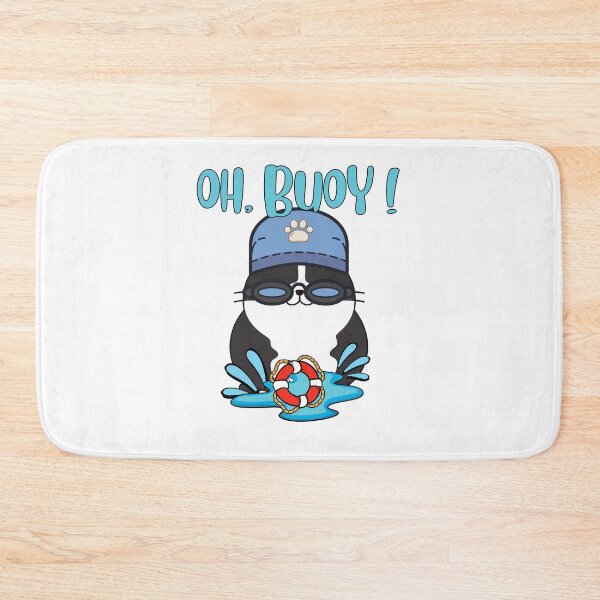Item preview, Fat cat Goes Swimming with a Buoy, Pun Intended designed and sold by Pet Station.