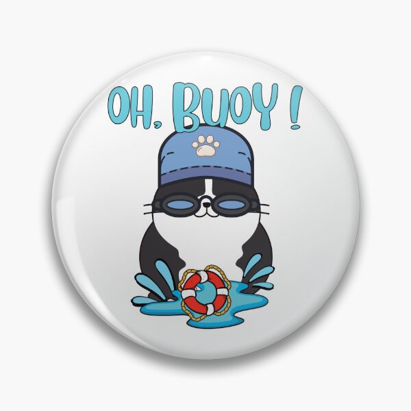 Item preview, Fat cat Goes Swimming with a Buoy, Pun Intended designed and sold by Pet Station.