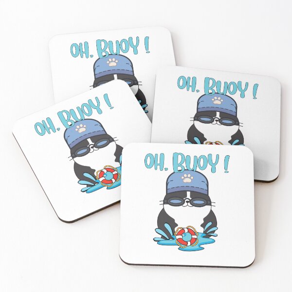 Item preview, Fat cat Goes Swimming with a Buoy, Pun Intended designed and sold by Pet Station.