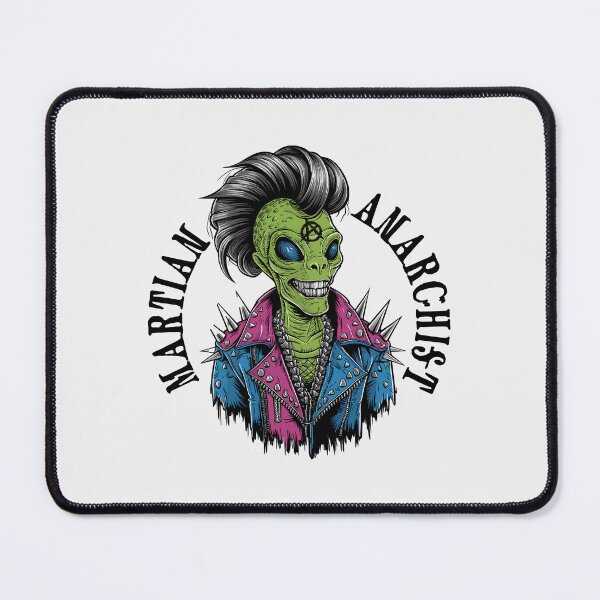 Item preview, Hilarious Mohican Martian anarchist Alien Punk Rocker designed and sold by paulo silveira.