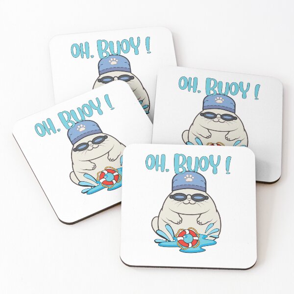 Item preview, Sumo cat Goes Swimming with a Buoy, Pun Intended designed and sold by Pet Station.