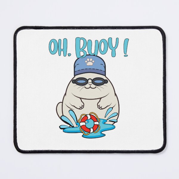 Item preview, Sumo cat Goes Swimming with a Buoy, Pun Intended designed and sold by Pet Station.