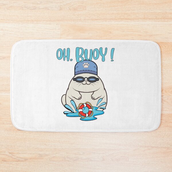 Item preview, Sumo cat Goes Swimming with a Buoy, Pun Intended designed and sold by Pet Station.
