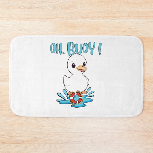 Item preview, Funny Duck Goes Swimming with a Buoy, Pun Intended designed and sold by Pet Station.