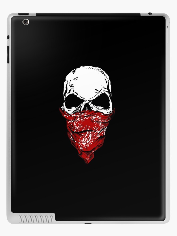 Badass Gang Skull With Red Bandana | iPad Case & Skin