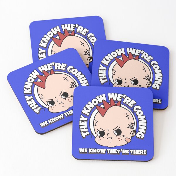 Item preview, They Know We're Coming , We Know They're There , punk . designed and sold by GrufTee.