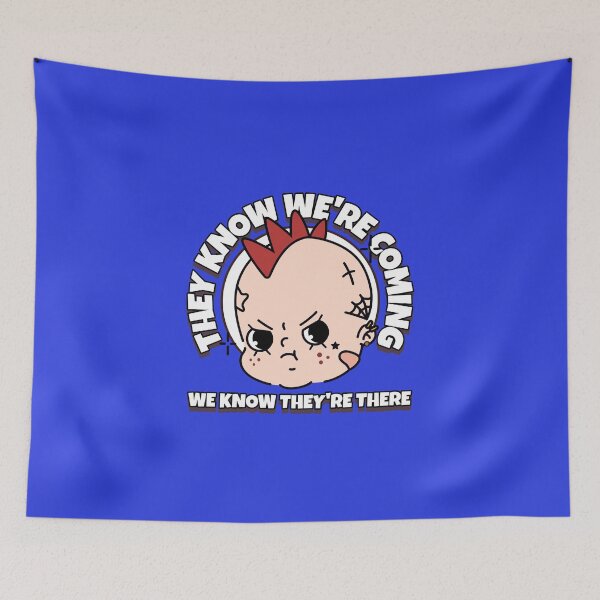 Item preview, They Know We're Coming , We Know They're There , punk . designed and sold by GrufTee.