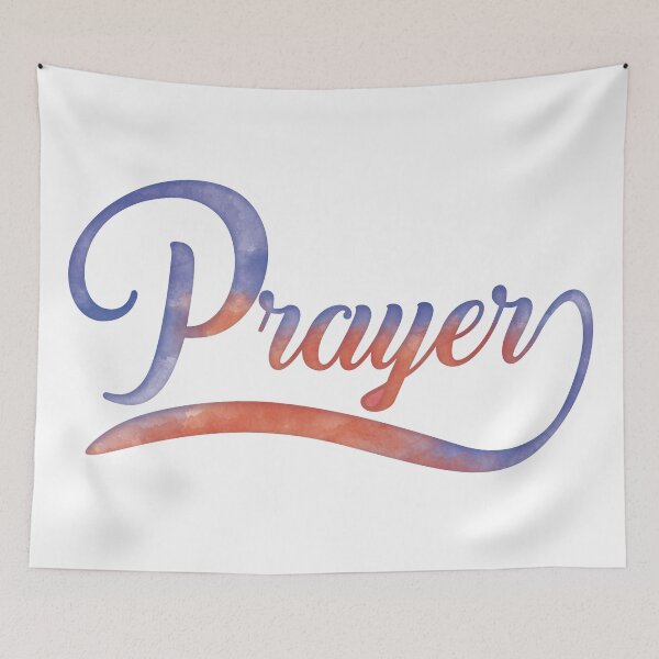 Item preview, Prayer Colorful Typography designed and sold by thewishdesigns.