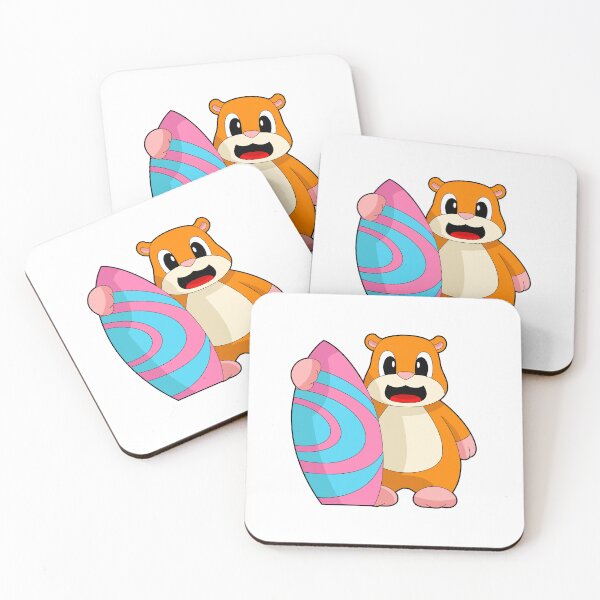 Item preview, Hamster Surfer Surfboard designed and sold by Snabdesign84.