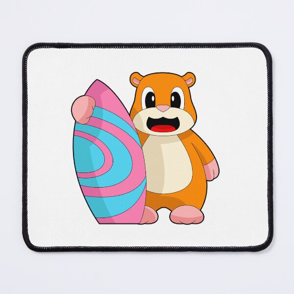 Item preview, Hamster Surfing Surfboard Summer designed and sold by Snabdesign84.