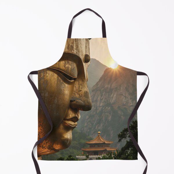 Item preview, Golden Buddha in the Mountains designed and sold by OccultDreams.