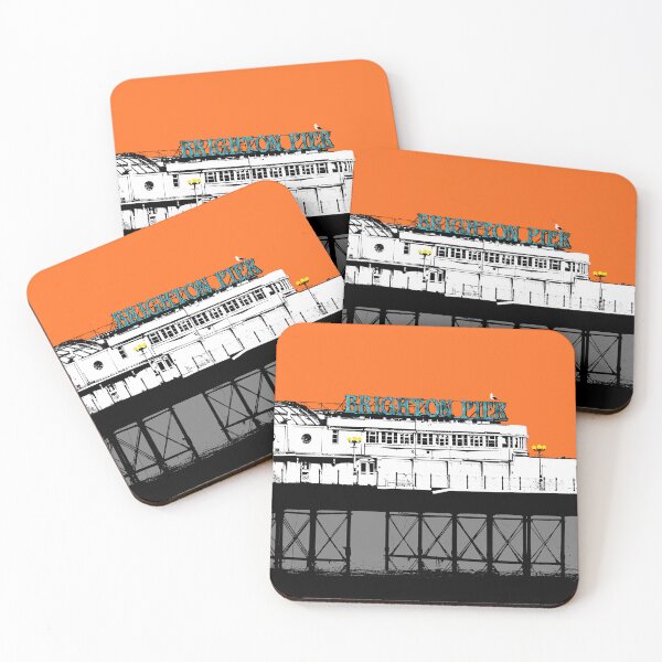 Item preview, Billy BRightOn on Brighton Pier Pop Art Orange designed and sold by StudioFlea.