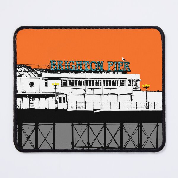 Item preview, Billy BRightOn on Brighton Pier Pop Art Orange designed and sold by StudioFlea.