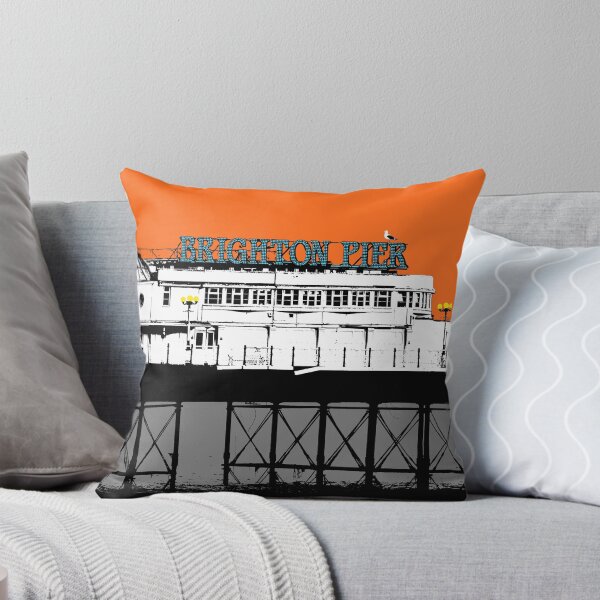 Item preview, Billy BRightOn on Brighton Pier Pop Art Orange designed and sold by StudioFlea.