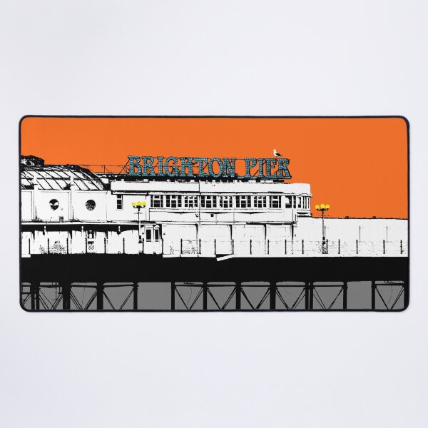 Item preview, Billy BRightOn on Brighton Pier Pop Art Orange designed and sold by StudioFlea.