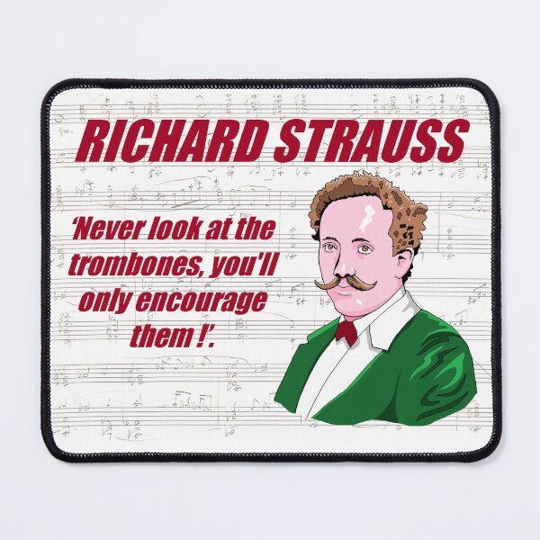 Item preview, Strauss Music Quote designed and sold by TheatreOfMusic.