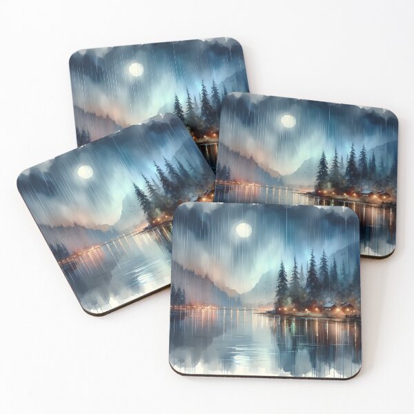 Item preview, Rainy Lake designed and sold by ColourWonder.