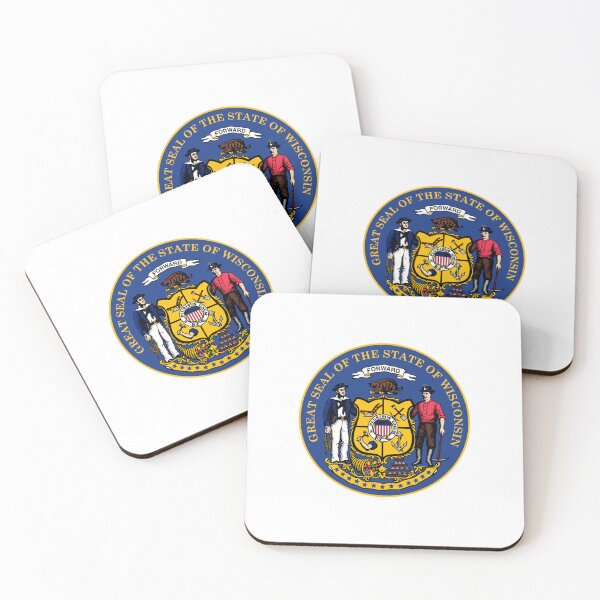 Item preview, Wisconsin State Seal designed and sold by US States Merch.