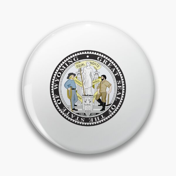Item preview, Wyoming State Seal designed and sold by US States Merch.