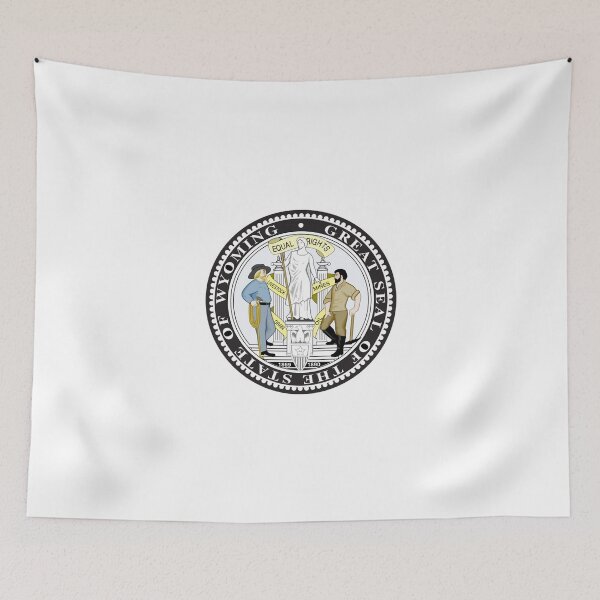 Item preview, Wyoming State Seal designed and sold by US States Merch.