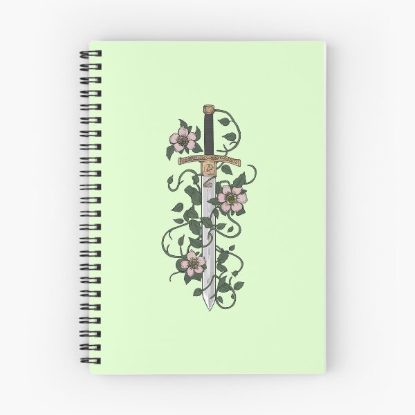 Item preview, Sword With Flowers Design for Men Women Floral Sword Lover -  designed and sold by PurpleLoveStore.