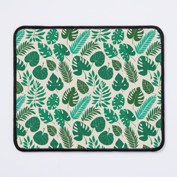 Item preview, Green tropical Leaves on Beige background designed and sold by Loudmila.