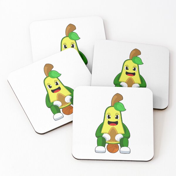 Item preview, Avocado Basketball player Basketball designed and sold by Snabdesign84.