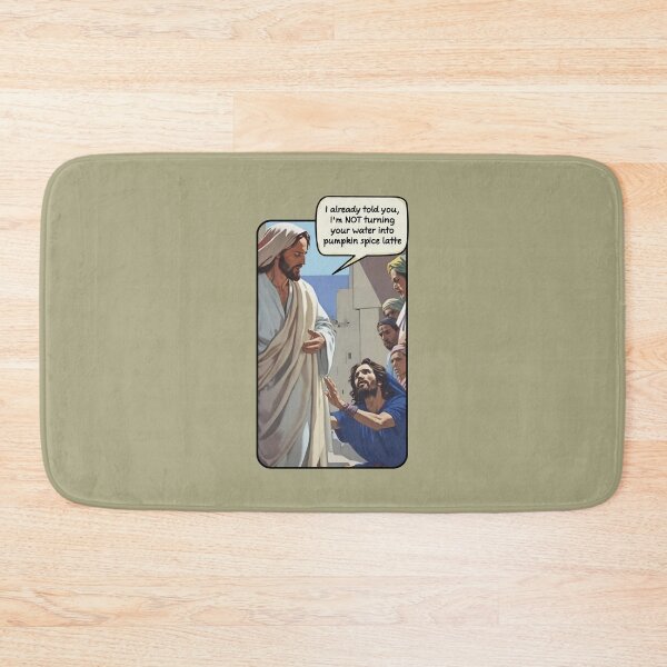 Item preview, I already told you - Jesus, latte, funny (#03) designed and sold by SolidEarthArt.